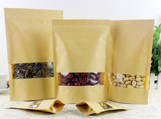 Túi Zip Giấy Bao Bì Thực Phẩm Khô (1kg)