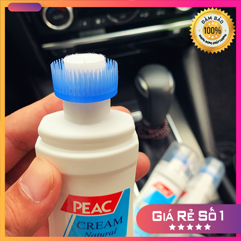 Combo 2 Chai Tẩy trắng giày Plac, chai xịt tẩy trắng giày dép túi xách Plac loại có đầu chà