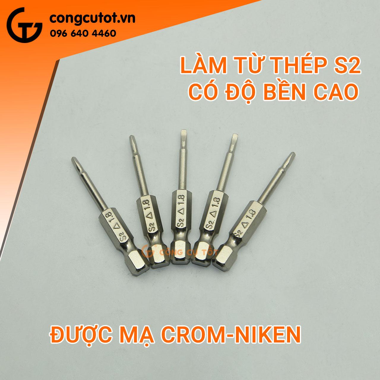 Bộ 5 đầu bắt vít tam giác