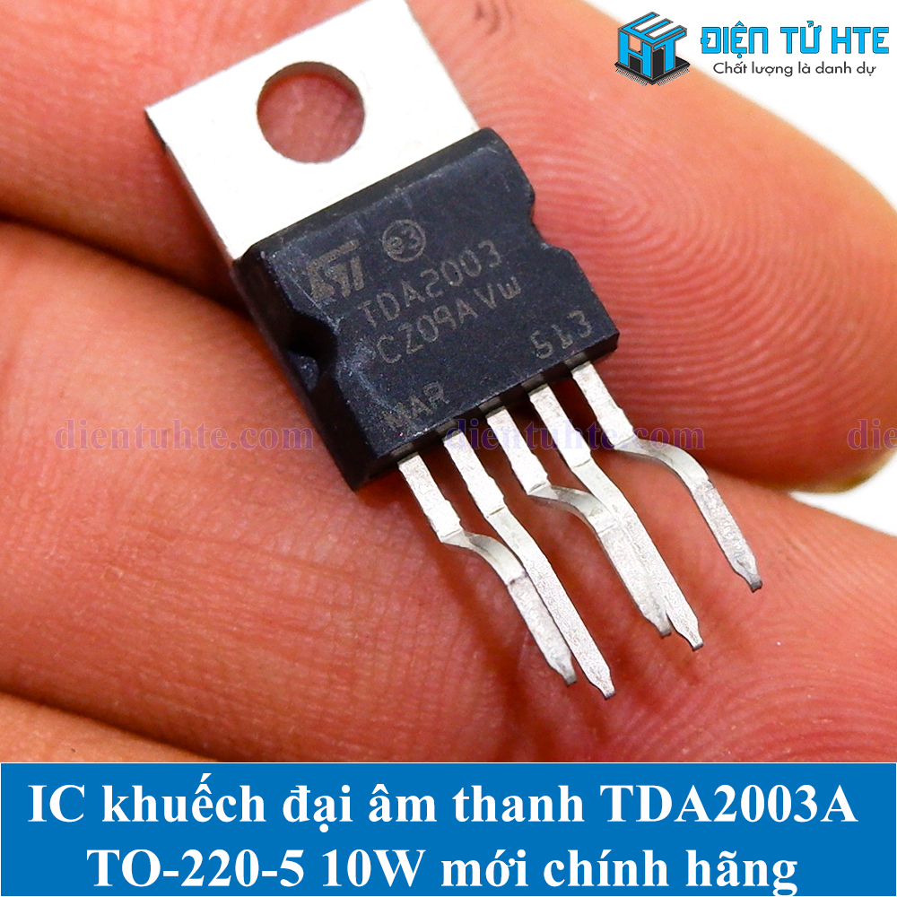 Ic khuếch đại âm thanh tda2003a to-220-5 10w mới