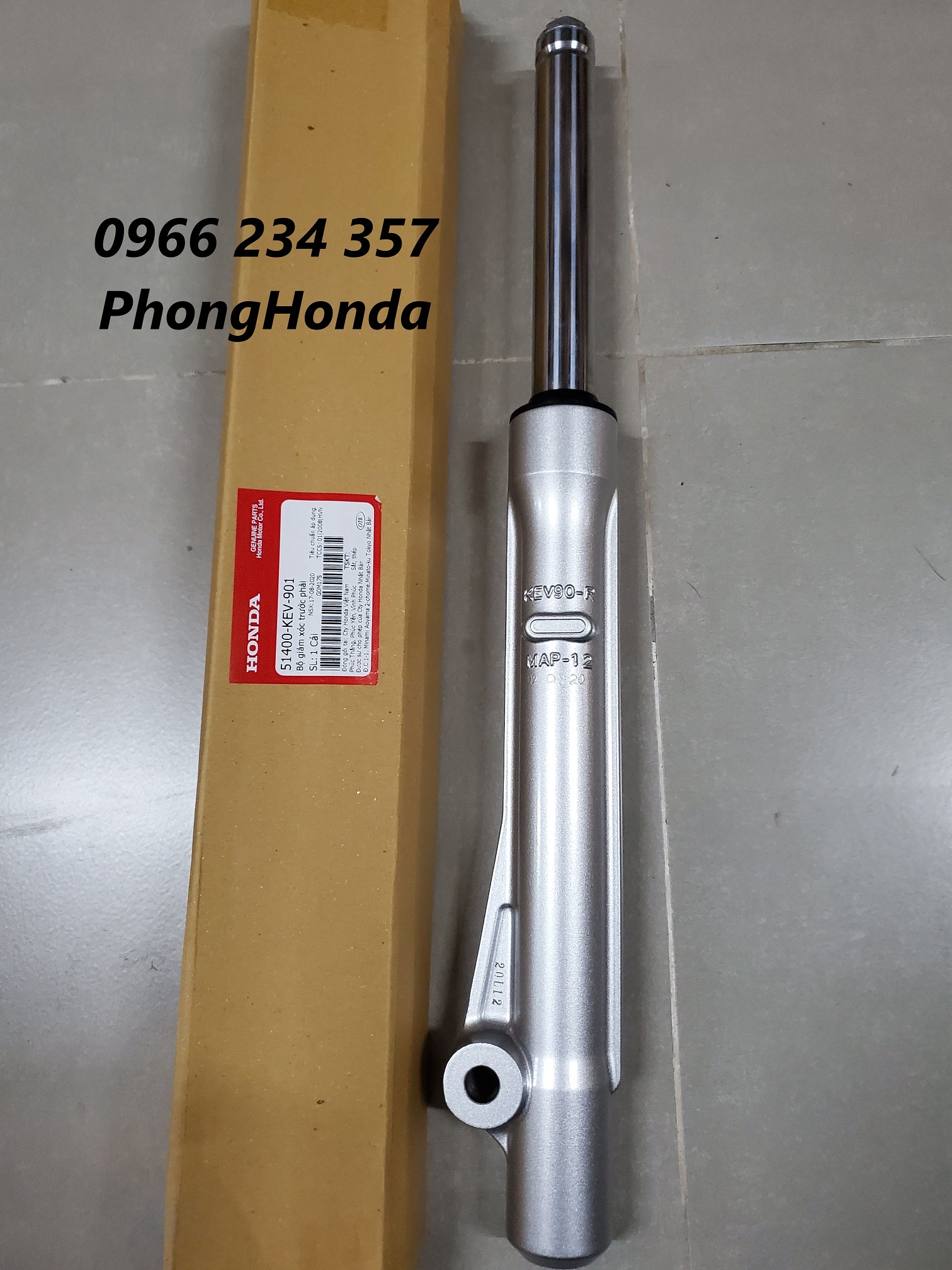 Phuộc trước wave alpha nhỏ thắng đùm 2002 - 2005 chính hiệu honda