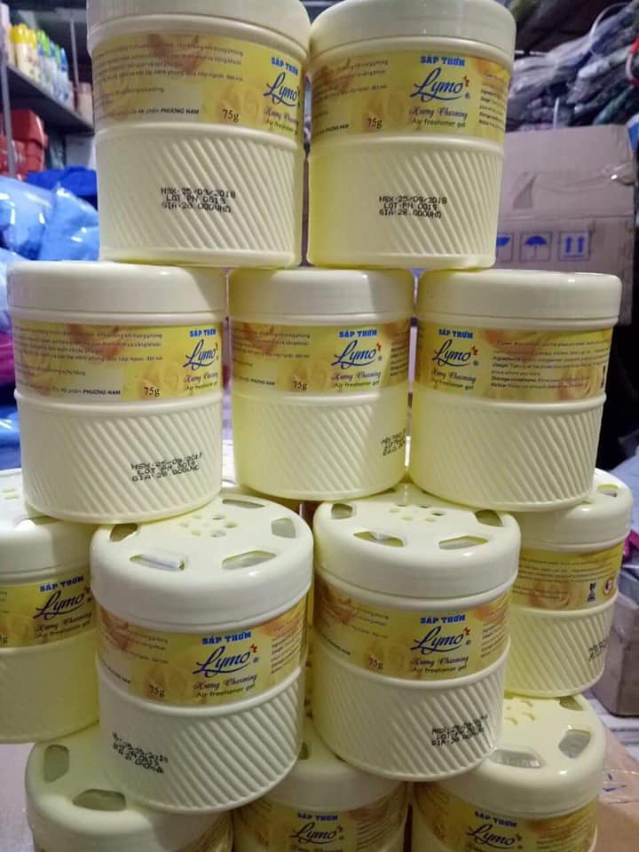 [HCM]Sáp thơm phòngsáp thơm để xe ô tô Lymo 75g - Sáp thơm khử mùi cao cấp