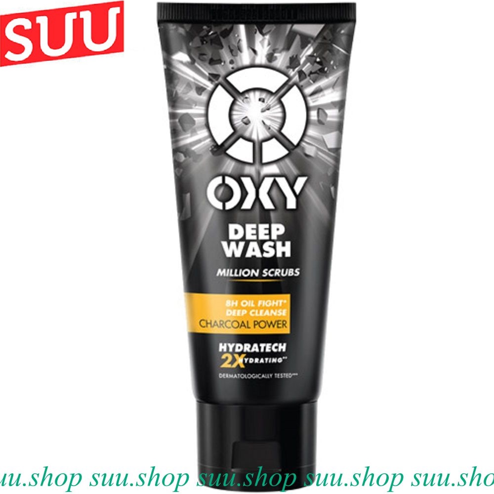Sữa rửa mặt 100ml oxy deep wash sạch sâu đánh bay nhờn có hạt tút sáng da