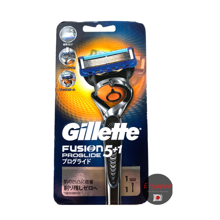 Dao cạo râu Gillette Fusion Proglide 5 + 1, hàng nội địa Nhật