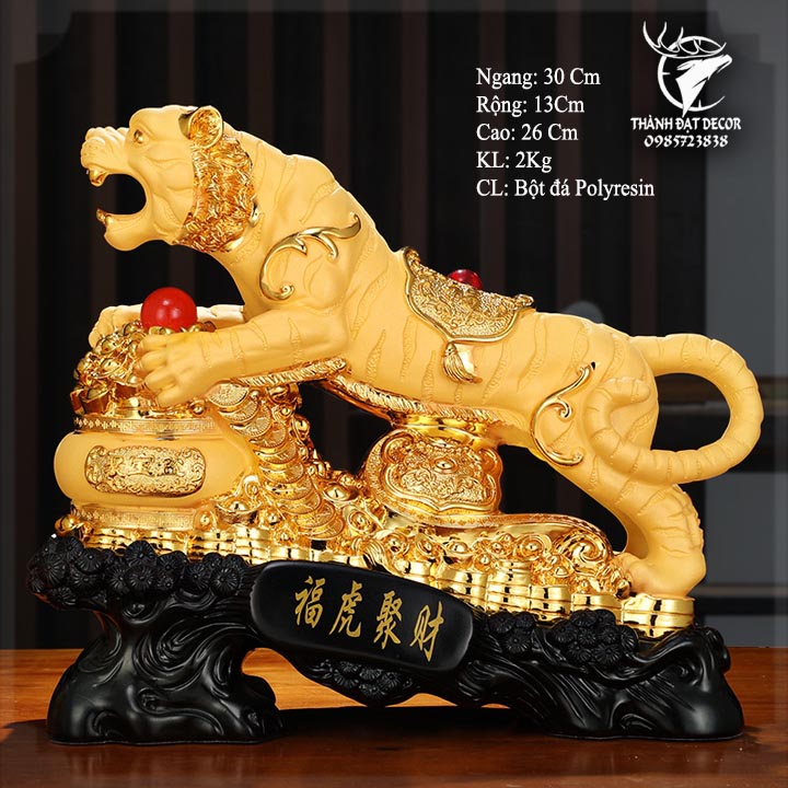 Tượng Phong Thủy Con Hổ Dành Cho Người Tuổi Dần, Tượng Cọp Phong Thủy , Vật Phẩm Phong Thủy, Quà Tặng Tân Gia , Khai Trương
