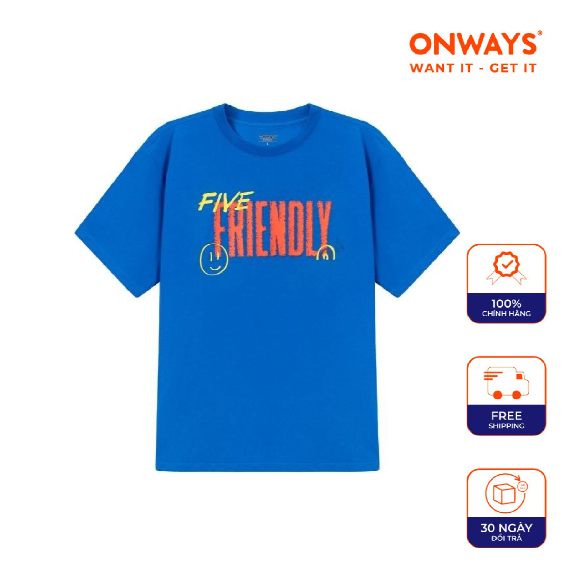 ONWAYS Áo Thun Thể Thao Trẻ Em FRIENDLY GRAPHIC T-SHIRT KID