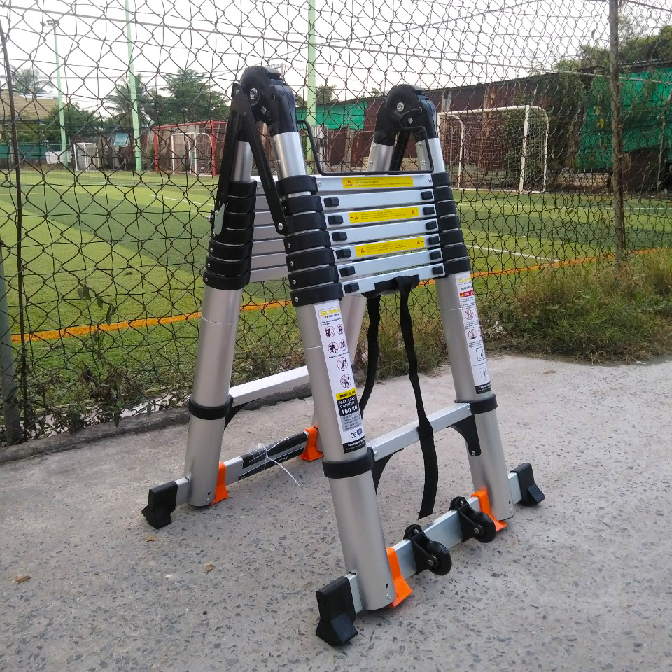 Thang nhôm rút chữ A 2.2M chữ I 4.4M Sumika SK440D NEW
