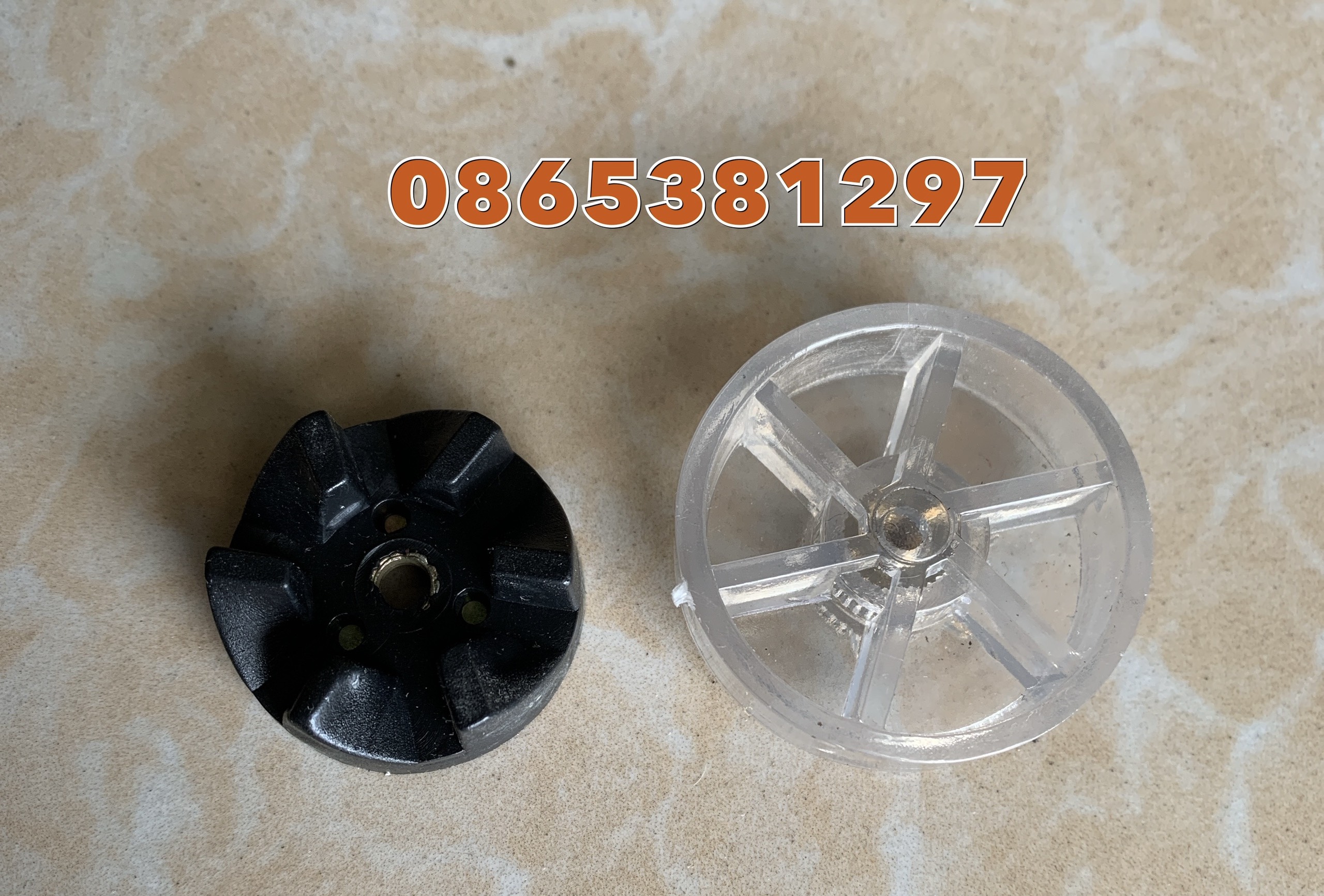 Phụ kiện: vấu chuyển động 6 chấu gắn dao xay máy xay magic bullet