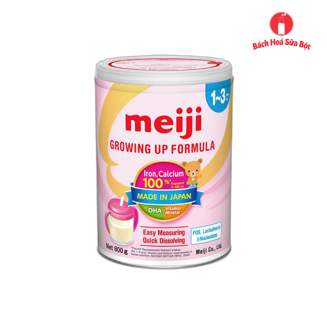 Sữa bột Meiji Growing Up Formula 800g (Dành cho trẻ từ 1 - 3 tuổi)