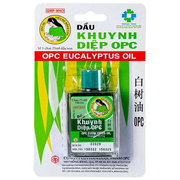Dầu khuynh diệp OPC cho bé 25ml