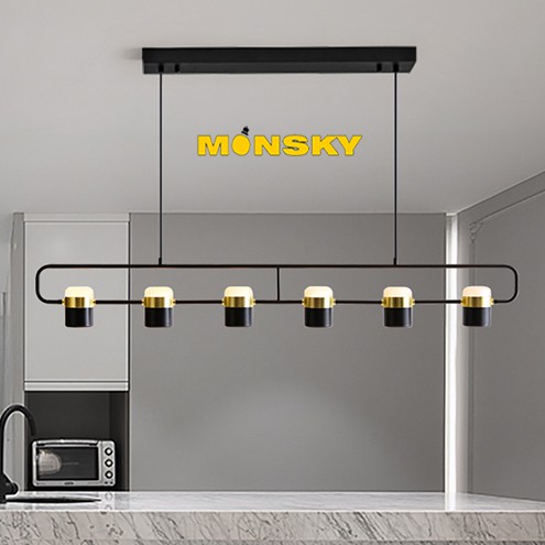 Đèn thả monsky beret 6 bóng trang trí nội thất sang trọng, độc đáo .