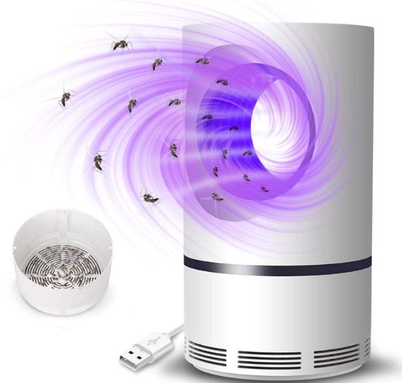 Đèn bắt muỗi bằng ánh sáng led kiêm đèn ngủ thông minh - máy bắt muỗi mini mẫu mới 2020