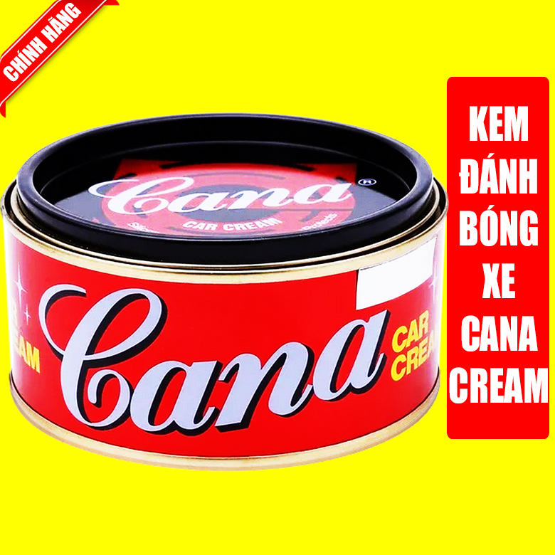 (CHÍNH HÃNG) Cana đánh bóng xe hộp lớn 200g chính hãng, dung dịch dầu làm sạch bề mặt, kem xóa vết xước nhẹ xe ô tô, xe hơi, xe máy, xi làm bóng bida 200gr, Car cream 200 gr đánh bat, đánh bát tẩy sạch vết ố, hàng chuẩn tốt hũ to