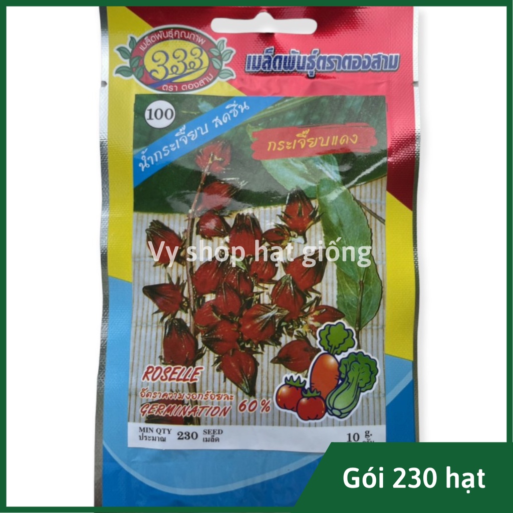 Hạt giống bụp giấm gói 230 hạt