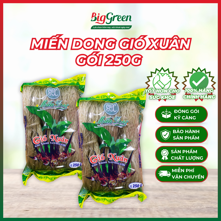 Miến dong Gió Xuân Cao Cấp 250G - Lành tính cho sức khỏe