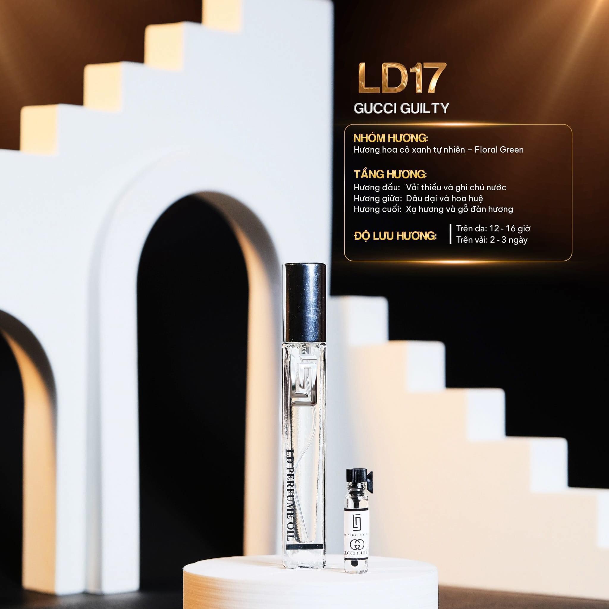 Tinh dầu nước hoa nữ ld17 guc.ci guilty 12ml - ld perfume oil