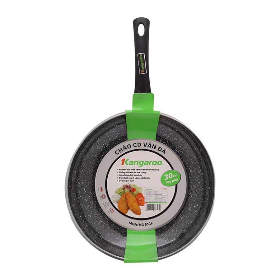 Chảo nhôm chống dính vân đá Kangaroo KG911L 30cm