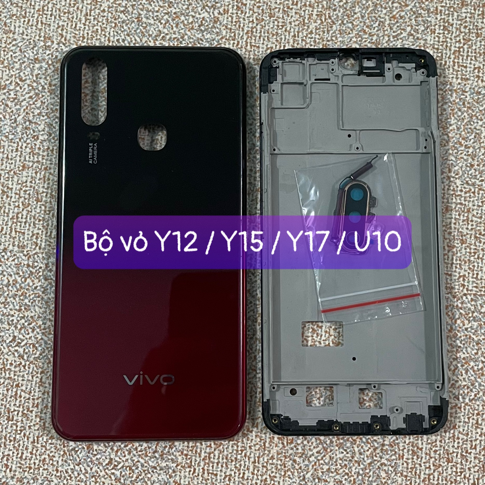 Bộ xương vỏ vivo Y12 / Y15 / Y17 / U10 lắp chung