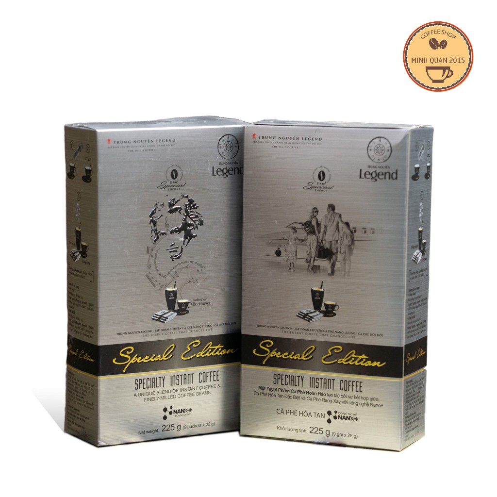 Cà phê sữa hòa tan legend special edition trung nguyên - hộp 9 gói