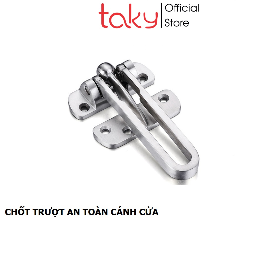Chốt trượt an toàn cửa, đề phòng đột nhập, chốt an toàn cho cửa nhà, chống mở cửa từ bên ngoài , tiện dụng cho mọi gia đình. takymall 3150