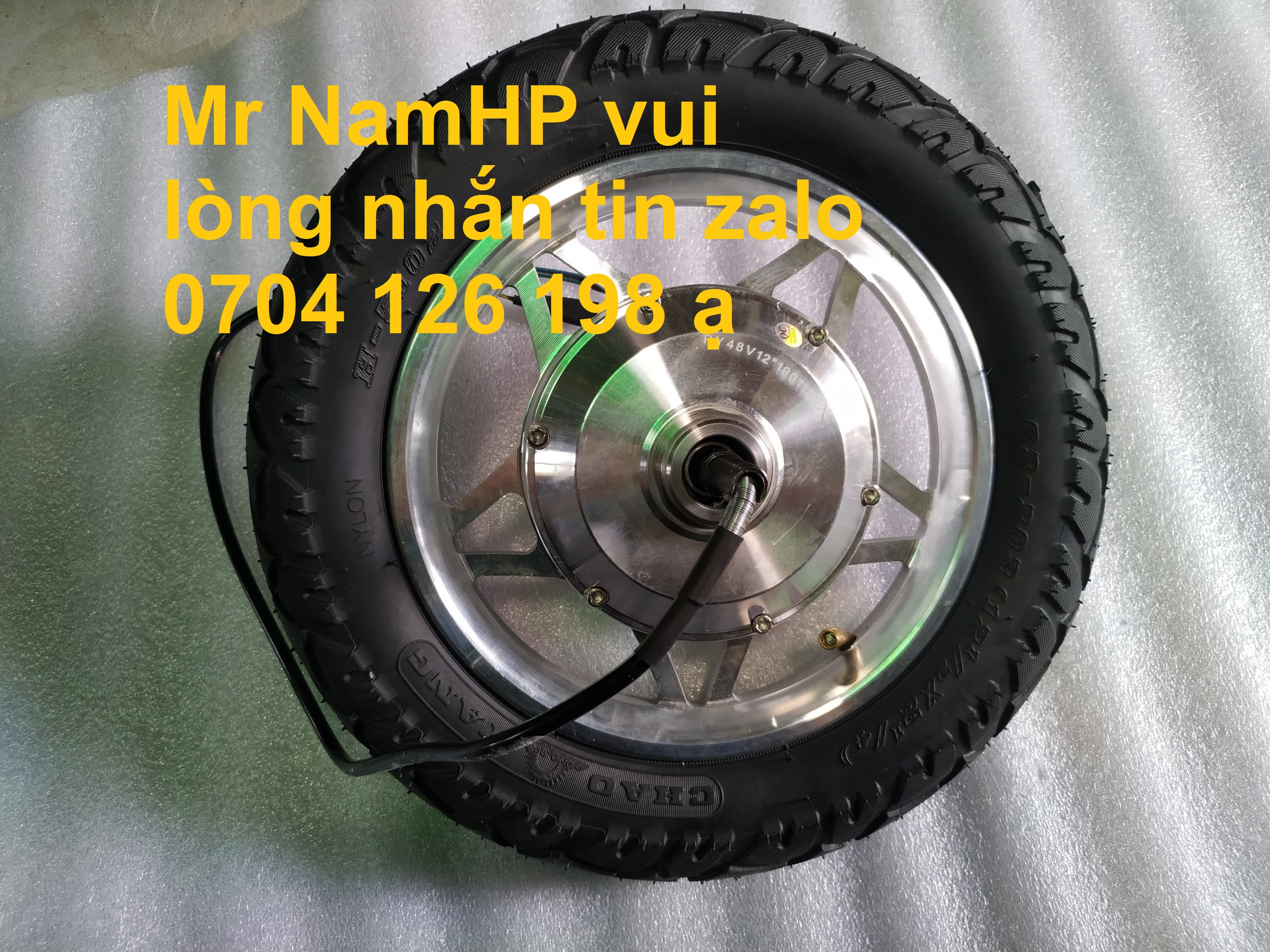 1 LỐP  vỏ XE ĐIỆN SCOOTER cỡ 200x50  Pin Xe Điện