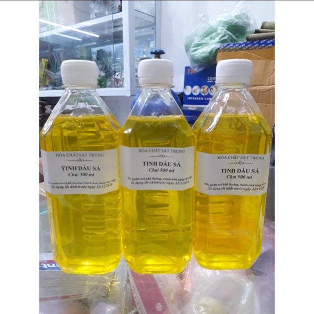 Tinh dầu sả sát trùng nhà cửa Chai 500ml