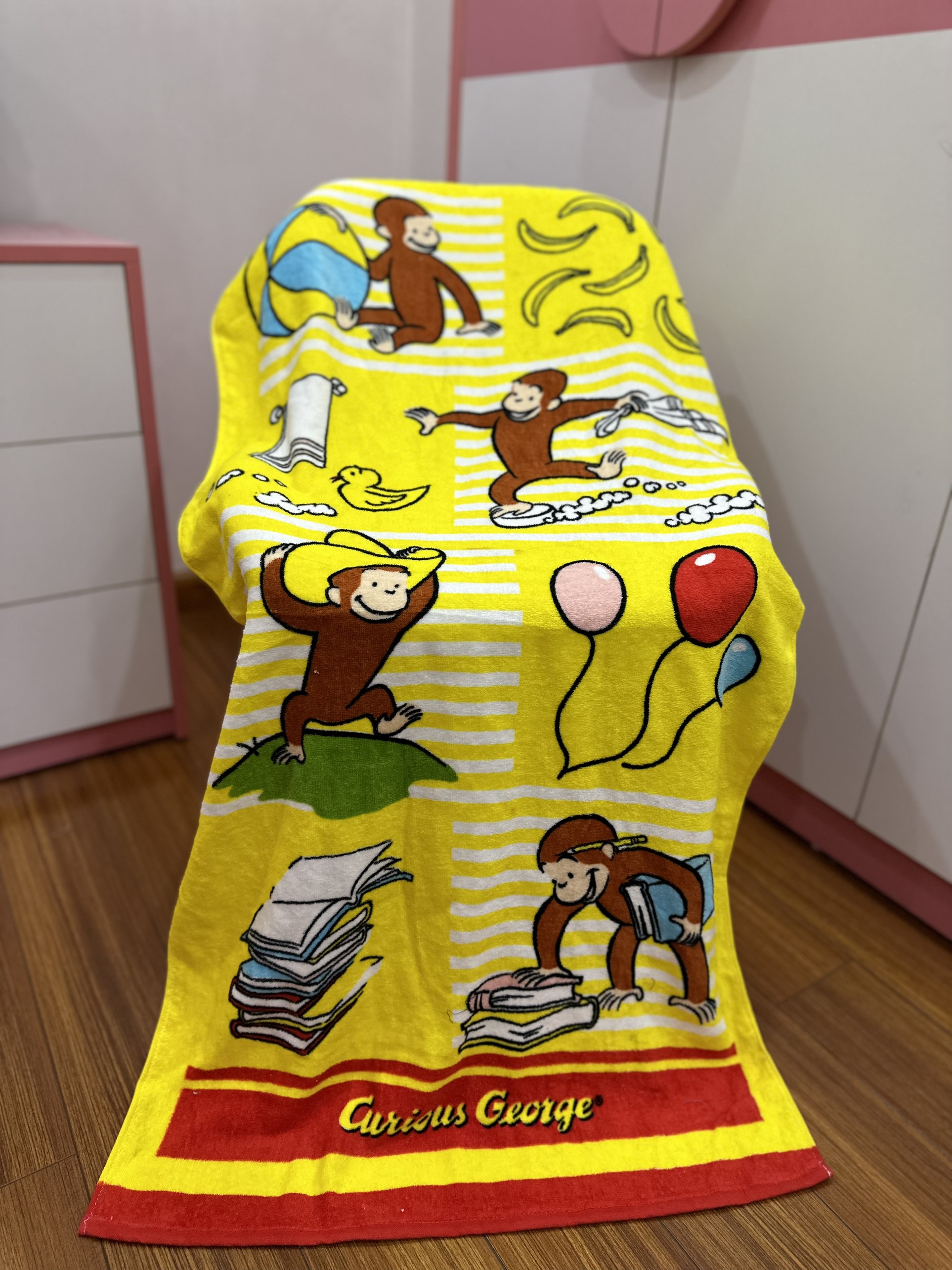 Khăn tắm bông mix vải xô Xuất Nhật cho bé