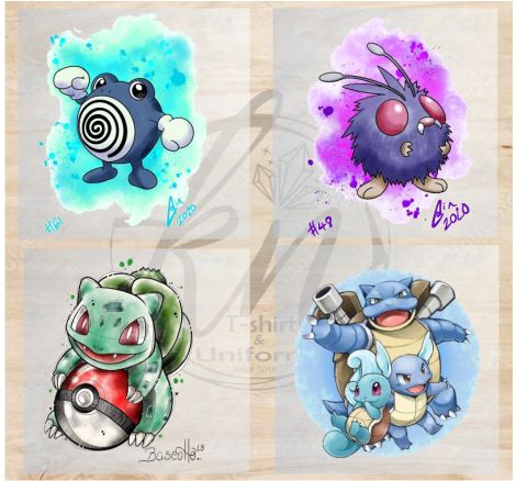 Sticker hình dán nhiệt áo, hình ủi nhiệt quần áo cute, sticker ủi ép chuyển nhiệt Patch,Logo ủi nhiệt, hình ép nhiệt size a6