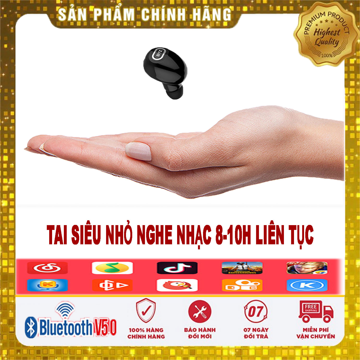 {HÀNG CHÍNH HÃNG 1 ĐỔI 1} Tai Nghe Bluetooth Không Dây BYZ B85 Kiêm Nghe Nhạc - Tặng Cáp 99k - Tai Nghe Bluetooth Mini Tai Nghe Nhạc Chơi Game - Tai Nghe Tốt Tai Nghe Không Dây Bluetooth 5.0 Âm Thanh Bass Cực Mạnh -Tai Nghe Nhạc PIN Trâu| TADI