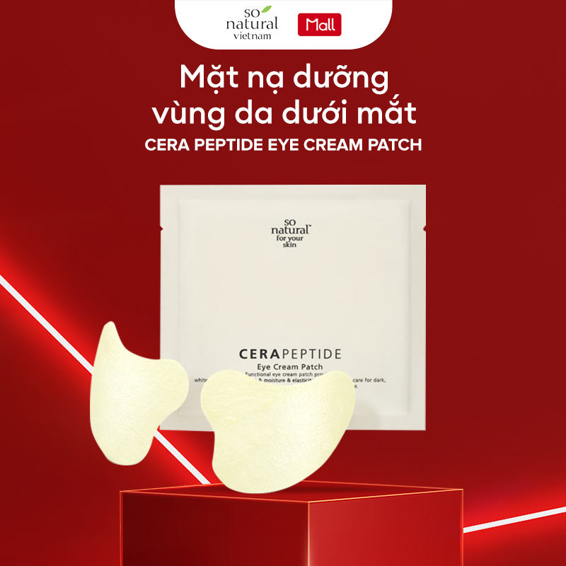 Mặt nạ mắt chống lão hóa làm đầy rãnh nhăn phức hợp peptide - bakuchiol so natural