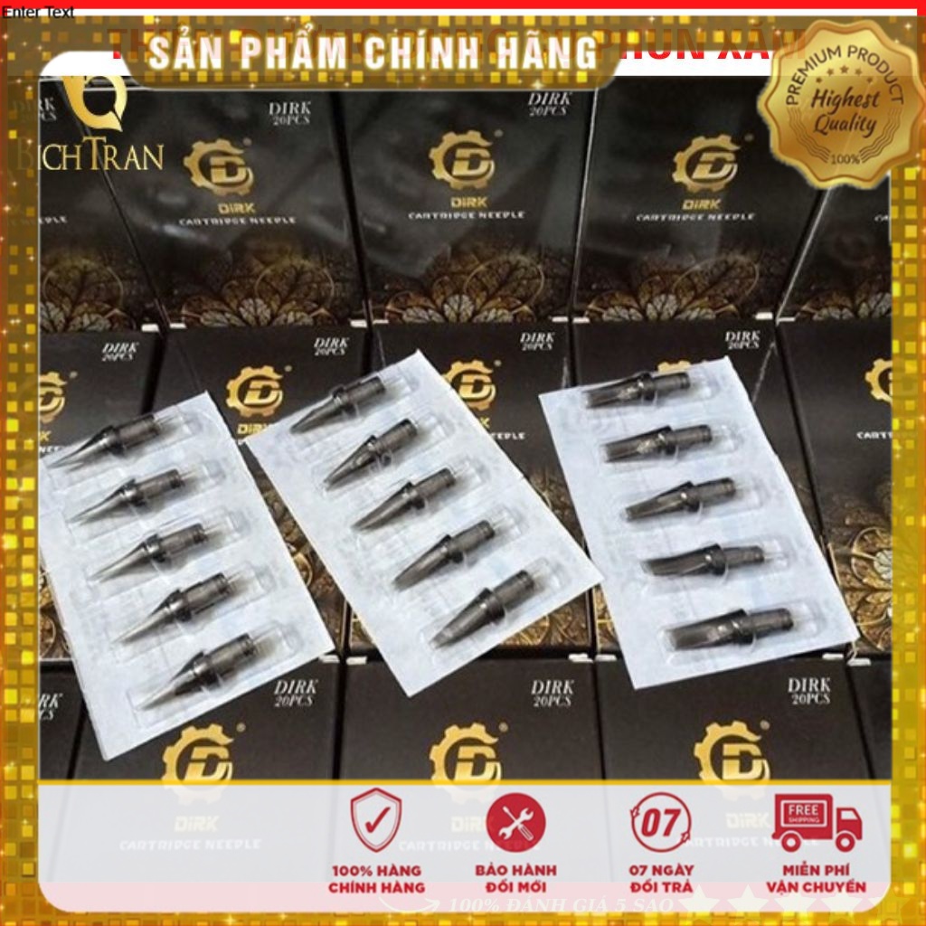 Kim Dirik chuyên dụng dành cho máy Pen, kim chuyên dụng phun xăm đủ size từ 1 đến 15