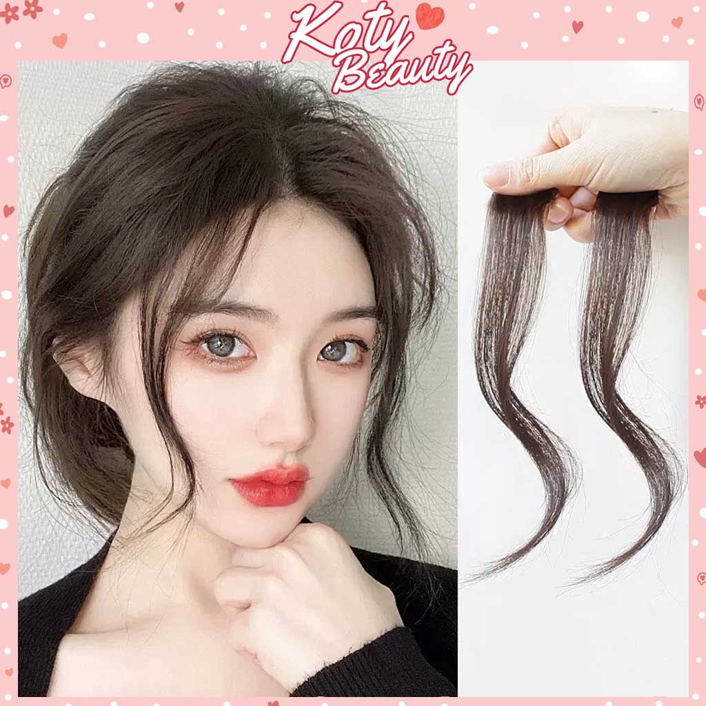 Tóc giả mái dài lơi Hàn Quốc, tóc kẹp mái bay giả sang chảnh điệu đà cho nữ TG212