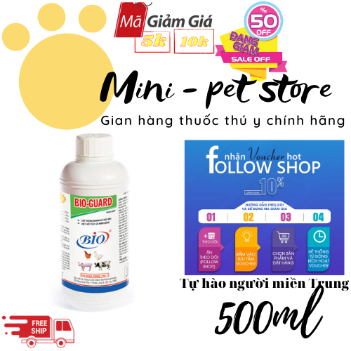 GUARD - BIO SÁT TRÙNG CHUỒNG TRẠI (500ml)  THÚ Y BIO