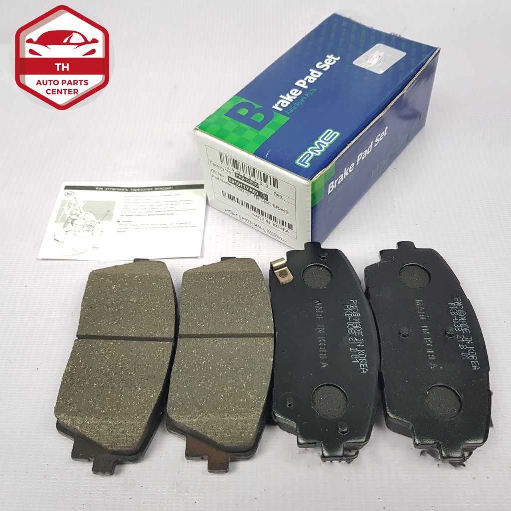 Má phanh ( bố thắng ) đĩa trước xe Kia Morning ( 2012 - 2021) ( Mã: 581011YA00 / 581011YA10 )