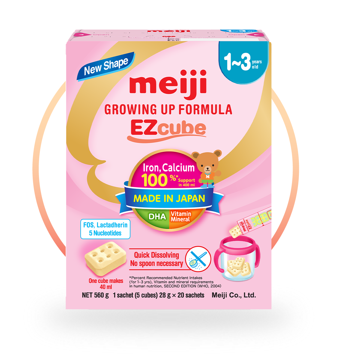 Sữa Meiji Số 9 Growing Up Formula EZcube