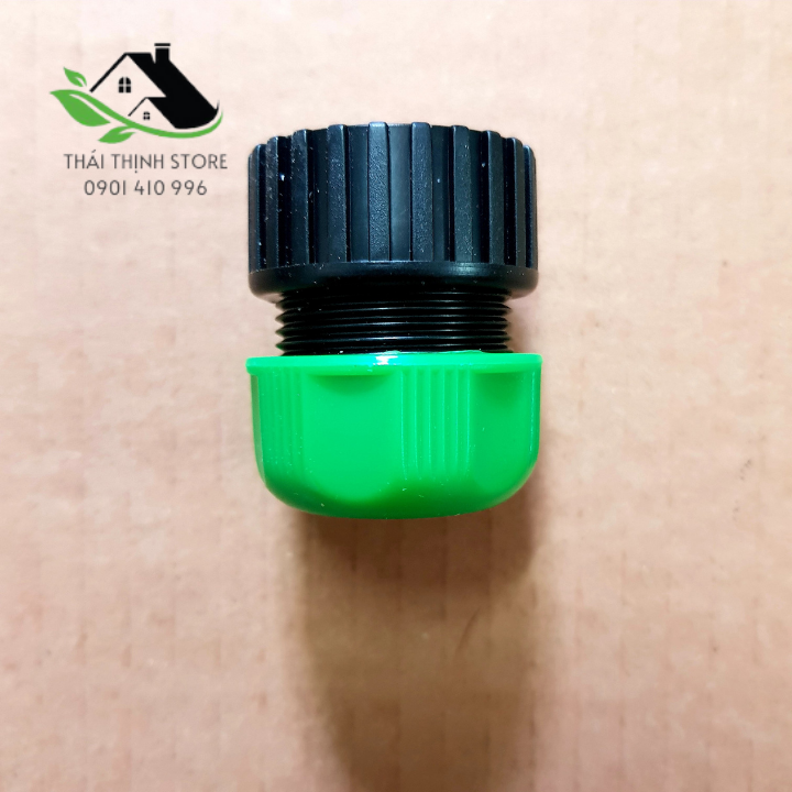 Cút nối nhanh nối ống mềm làm vườn 14mm-16mm và vòi nước ren trong 27mm(3/4”) AQUAMATE ĐÀI LOAN – MÃ W3400