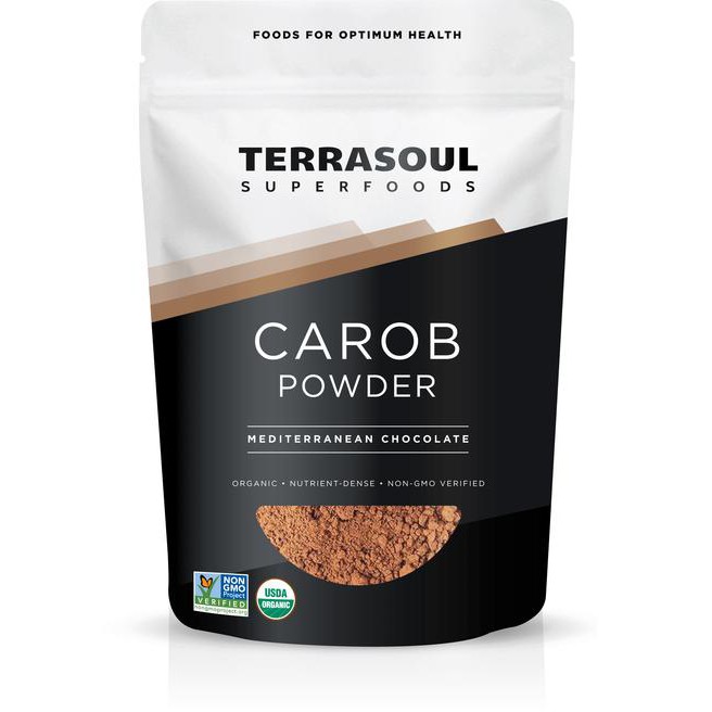 Bột Carob hữu cơ - Terrasoul Superfoods - 454g