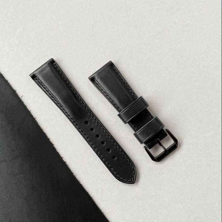 Dây da đồng hồ nam làm theo yêu cầu leather watch strap dây đeo đồng hồ da dây đồng hồ da thật nhiều màu nhiều size