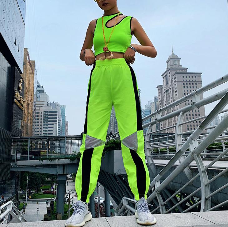 Quần Jogger Xanh Neon
