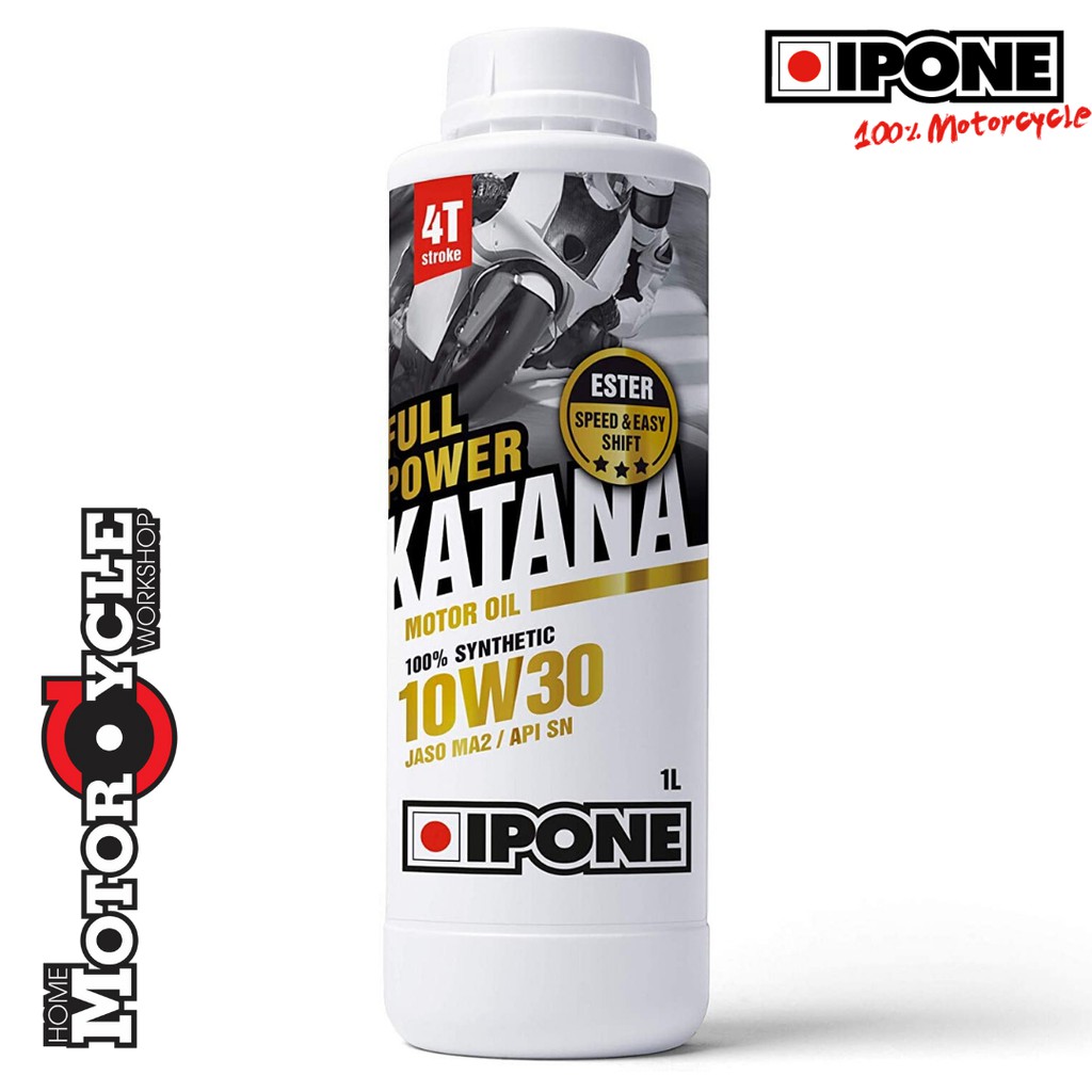[HCM]Nhớt tổng hợp toàn phần IPONE KATANA 10W30 - Home Motorcycle Workshop