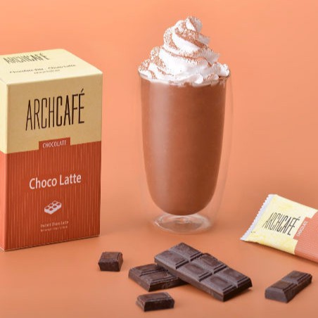 Choco latte - Chocolate sữa Archcafe - Sô cô la sữa hộp 240g 12 gói 20g