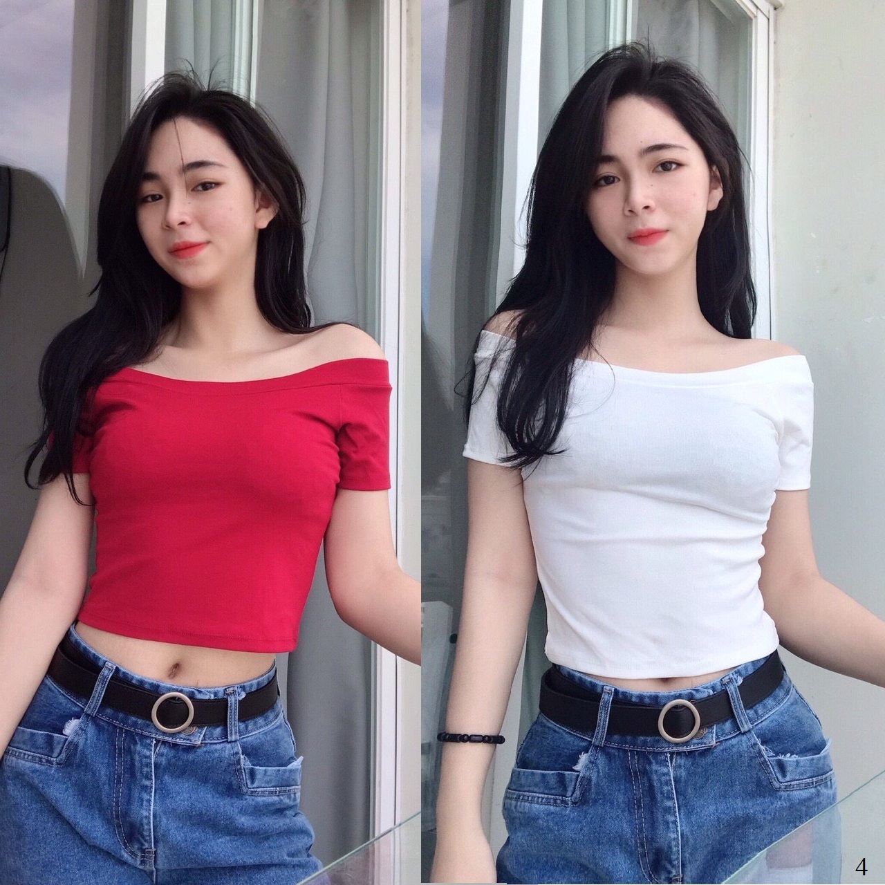 [HÌNH THẬT] Áo croptop kiểu trơn Basic Joy Clothing form ôm 🌹 thun nhập cao cấp co giãn 4 chiều, áo crop top kieu tay ngắn CRON 4 -4A