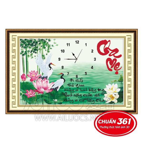 Tranh thêu đh - cha mẹ ms 56709