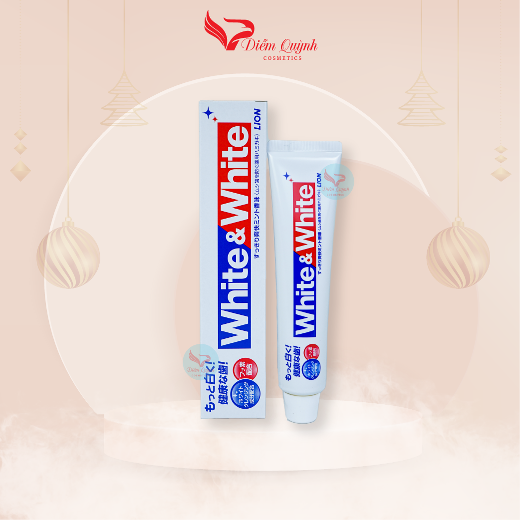 Kem đánh răng white & whit lion nhật bản 150g