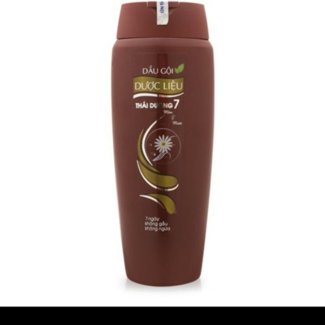 Dầu gội dược liệu Thái Dương 7 - 200ml, làm sạch tóc và da đầu, dưỡng tóc, giúp tóc suôn mềm, không cần dùng thêm dầu xả