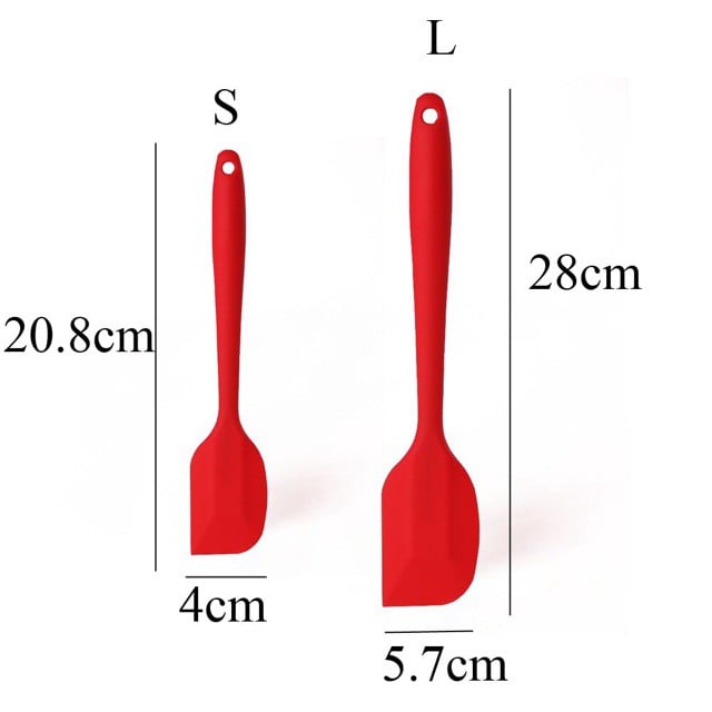 Spatula- Phới dẹt Silicon đúc trộn bột