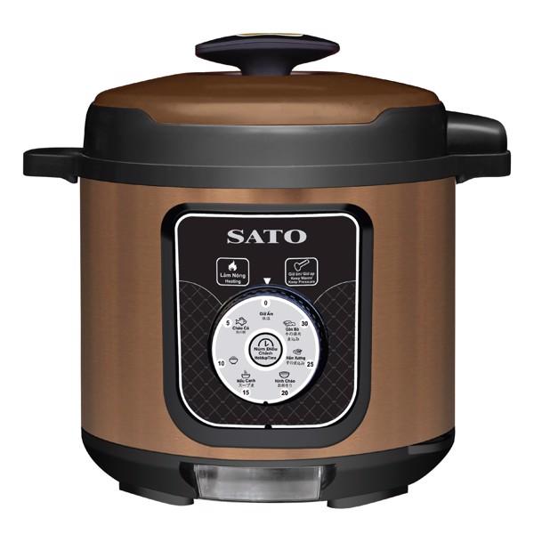 Nồi áp suất đa năng sato st-616pc 6.0l 1000w