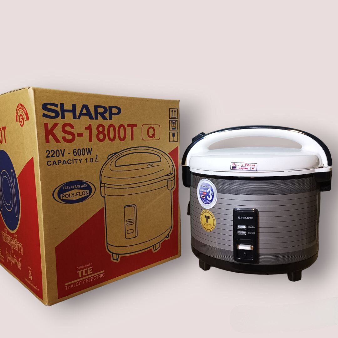 Nồi cơm điện sharp ks-1800t 1,8 lít