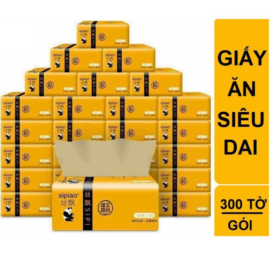 Thùng giấy ăn gấu trúc sipiao hàng loại 1 . còn sẵn hàng .