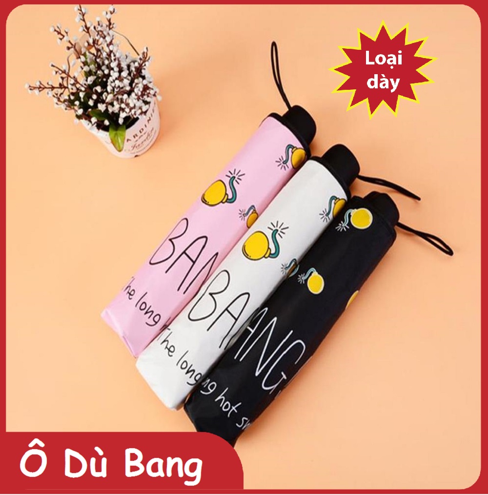 Ô Che Nắng Che Mưa, Ô Bang Có Hình Ngộ Nghĩnh, Ô Dù Bang Chất Liệu Sợi Carbon Chống Nước ,Gấp Gọn Dễ Dàng Mang Đi Mọi Nơi, Sale 50% Khi Mua Sản Phẩm Tai SaGa Store